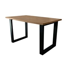Стол обеденный Металл-Дизайн Спот Оверхед 115*75 см дуб античный/черный - фото