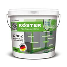 Гидроизоляция Koster BD50FZ жидкая мембрана 3 кг - фото