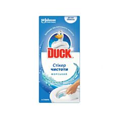 Стикер чистоты для унитаза  Duck морской 3 шт - фото