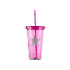 Склянка Elisey 006RH з кришкою 15*10 см рожева - фото