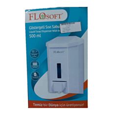 Дозатор для жидкого мыла Flosoft F317 5141 500 мл белый - фото
