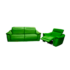 Комплект мягкой мебели Dallos зеленый - фото