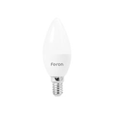 Лампа світлодіодна Feron LB-737 С37 230V 6W E14 4000K 2 шт - фото