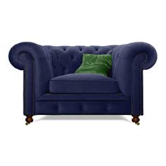 Кресло Злата мебель Оксфорд синее - фото