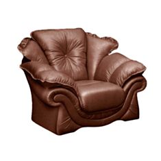 Кресло Loretta 1 коричневое - фото
