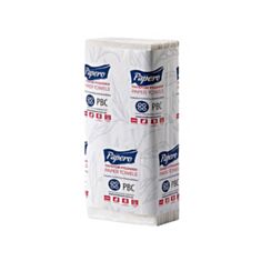 Полотенца бумажные Papero RV023 V-сборка 2-х слойные 50 шт белые - фото