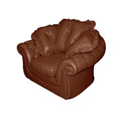 Кресло Isadora 1 коричневое - фото