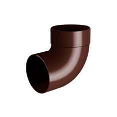 Отвод трубы Rainway одномуфтовый 87° 100 мм коричневый - фото