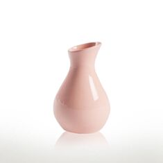 Ваза ETERNA CN101-13P 5,5*5,5*13 см розовая - фото