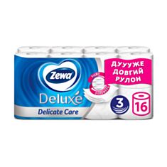 Туалетная бумага Zewa Deluxe 16 шт - фото