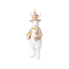 Фігурка декоративна Кролик у фраку Символ року 2023 Elendekor 192-258 10 см - фото