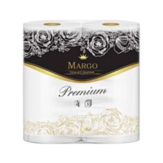 Папір туалетний Марго Premium 4 шт - фото