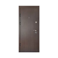 Двері металеві Міністерство Дверей Vinorit ПК-00 Венге темний 96*205 см ліві - фото