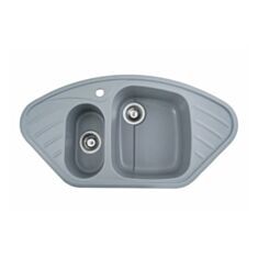 Кухонна мийка Platinum Largo 9250W сірий металік - фото