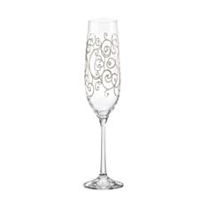 Набор бокалов для шампанского Bohemia Viola Club 40729/CH001 190 мл 6 шт - фото