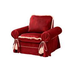 Кресло Элизабет красный - фото