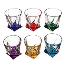 Склянки для віскі Bohemia Quadro Color 99999-72r93 340мл - фото
