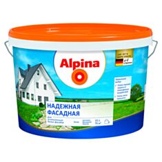 Фасадна фарба Alpina Надійна В1 2,5 л білий - фото