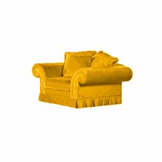 Крісло Ампір жовтий - фото