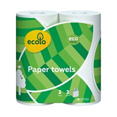Рушник паперовий Ecolo 2 шт - фото
