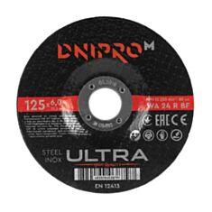 Круг зачисний Dnipro-M Ultra 14А 125*6,0*22,2 мм - фото