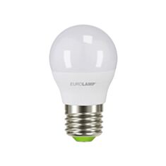 Лампа світлодіодна Eurolamp Еко LED-G45-05274(P) G45 5W E27 4000K - фото