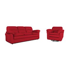 Комплект мягкой мебели Сан-Ремо красный - фото