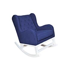 Кресло качалка Майа синее - фото