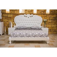 Кровать Лючия белая - фото