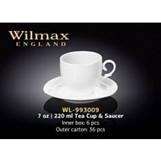 Набір чайний Wilmax 993009R/2C/2 персони 220 мл - фото