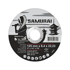 Диск шліфувальний по металу Virok 60V025 Samurai 125*22,23*6,4 мм - фото