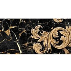 Плитка Golden Tile Saint Laurent 9АС321 декор 2 30*60 см черная 2 сорт - фото