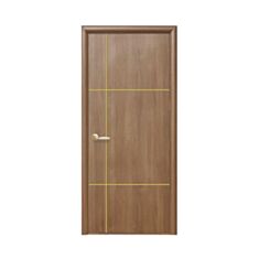 Межкомнатная дверь Новый стиль Ника Gold ПВХ делюкс 800 мм золотая ольха - фото