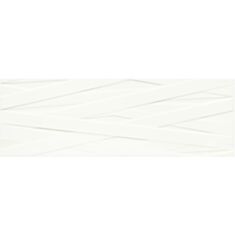 Плитка для стін Paradyz Ella Bianco STR B 25*75 см біла - фото