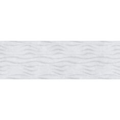 Плитка для стін Intercerama Palisandro 190071/P 25*80 см світло-сіра 2 сорт - фото