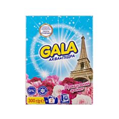 Пральний порошок GALA Аква-Пудра Французький аромат для кольорових речей автомат 300 г - фото