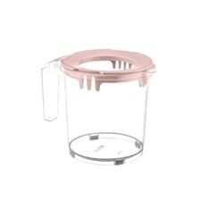 Емкость для миксера Dunya Plastik 10201 1,6 л розовая - фото