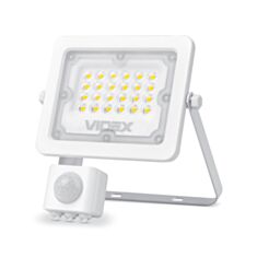 Прожектор светодиодный Videx 480437 10W с датчиком движения белый - фото