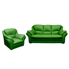 Комплект мягкой мебели Star зеленый - фото