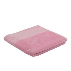 Рушник махровий Bennu 50*90 рожевий - фото