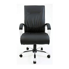 Крісло для керівників Richman Мюнхен хром чорне - фото