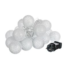 Гірлянда Срібні кульки-ліхтарики 001NL-20S 20 шт - фото