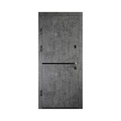 Двери металлические Министерство Дверей мрамор темный 86*205 см левые - фото