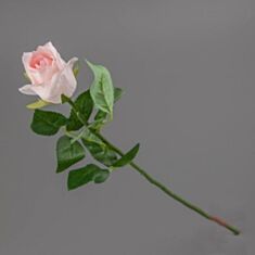 Штучна квітка Троянда 014FR-9/pink 56 см - фото