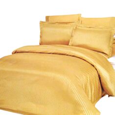 Комплект постельного белья La Vele Jakaranda золото 200*220 см - фото