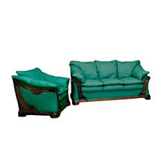 Комплект м'яких меблів Firenze зелений - фото