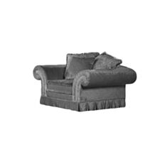 Кресло Ампир серый - фото