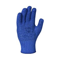 Перчатки рабочие Doloni 646 с ПВХ покрытием синие - фото