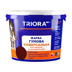 Краска резиновая универсальная TRIORA 39 RAL 3005 темно-вишневая 1,2 кг - фото