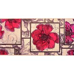 Плитка Атем Indira Modern YL фриз 15*30 см бежево-розовая - фото
